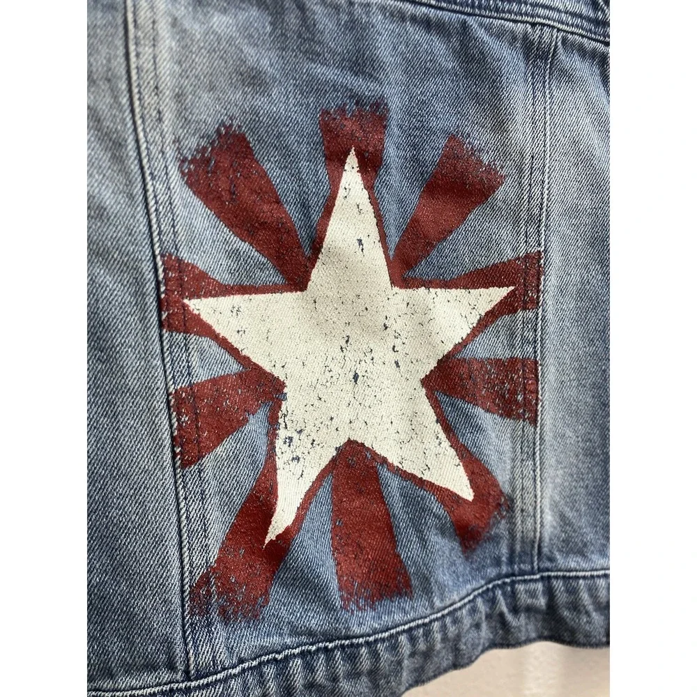 Disney Marvel America Chavez Denim Jacket Doctor Strange Youth Size‎ Small